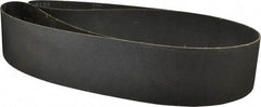 Made in USA - 4" Wide x 106" OAL, 120 Grit, Silicon Carbide Abrasive Belt - Silicon Carbide, Fine, Coated, X/Y Weighted Cloth Backing, Wet/Dry, Series S181 - Benchmark Tooling