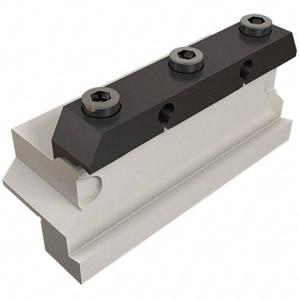 Iscar - Tool Block Style SGTBU, 26mm Blade Height, 86mm OAL, 43mm OAH, Indexable Cutoff Blade Tool Block - 20mm Shank Height, 21mm Shank Width, Through Coolant, Series Tool Blocks - Benchmark Tooling