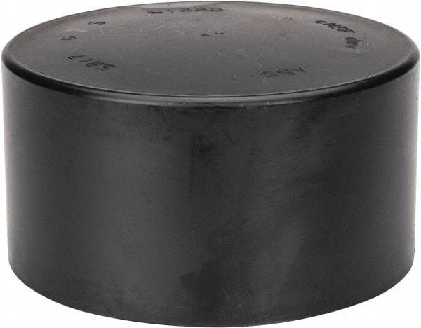 NIBCO - 4", ABS Drain, Waste & Vent Pipe End Cap - Hub - Benchmark Tooling