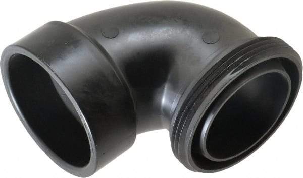 NIBCO - 1-1/2", ABS Drain, Waste & Vent Pipe P Trap with Union - Hub x SJ - Benchmark Tooling