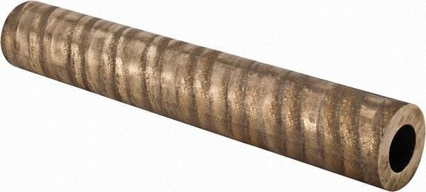 Made in USA - 2 Inch Outside Diameter x 13 Inch Long, Aluminum Bronze Round Tube - 1-1/4 Inch Inside Diameter, Alloy Aluminum Bronze (CDA 954), 8 Lb. Shipping Weight - Benchmark Tooling
