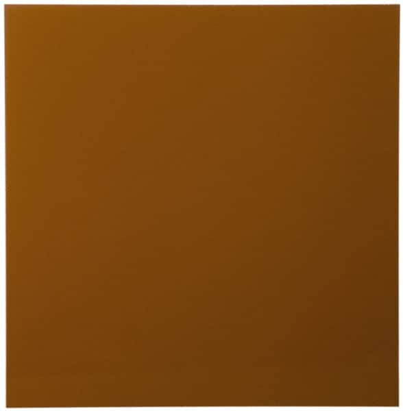 Made in USA - 1/2" Thick x 24" Wide x 2' Long, Paper-Base Phenolic Laminate (XX) Sheet - Tan - Benchmark Tooling