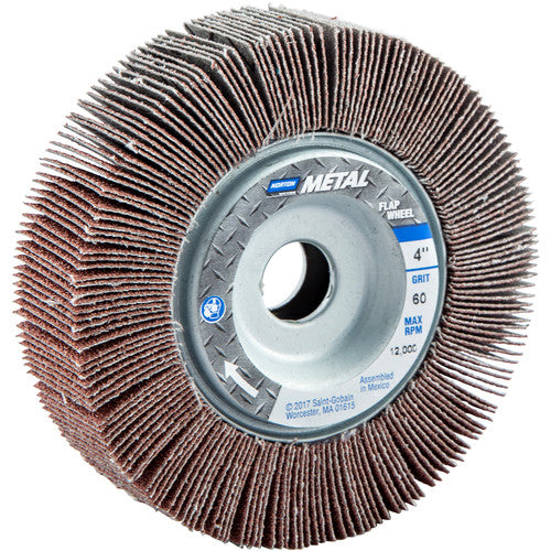 4″ × 1″ × 5/8″ Metalite R265 Flap Wheel 60 Grit Aluminum Oxide - Benchmark Tooling