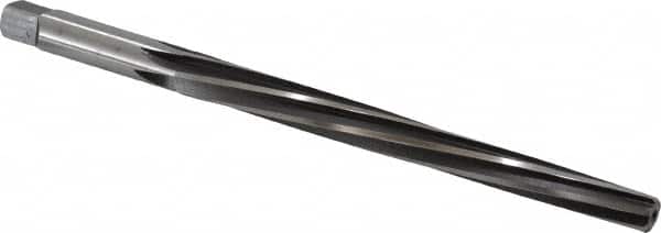 Cleveland - #7 Pin, 27/64" Diam, 0.3297" Small End, 13/32" Diam Straight Shank, 4-7/16" Flute, Taper Pin Reamer - Benchmark Tooling