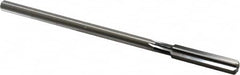 Cleveland - Letter X High Speed Steel 6 Flute Chucking Reamer - Straight Flute, Straight Shank, 1-3/4" Flute Length, 7" OAL - Benchmark Tooling
