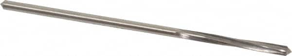 Cleveland - 9/64" High Speed Steel 6 Flute Chucking Reamer - Spiral Flute, Straight Shank, 1" Flute Length, 4" OAL - Benchmark Tooling