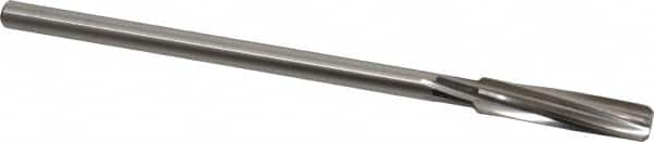 Cleveland - 13/32" High Speed Steel 6 Flute Chucking Reamer - Spiral Flute, Straight Shank, 1-3/4" Flute Length, 7" OAL - Benchmark Tooling