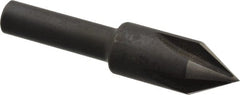 Cleveland - 3/8" Head Diam, 1/4" Shank Diam, 4 Flute 60° High Speed Steel Countersink - Benchmark Tooling