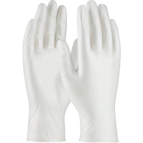64-V3000PF/S Disposable Gloves - Ambi-Dex Disposable Vinyl - Industrial Grade - Clear - PF - 3 mil - Exact Industrial Supply