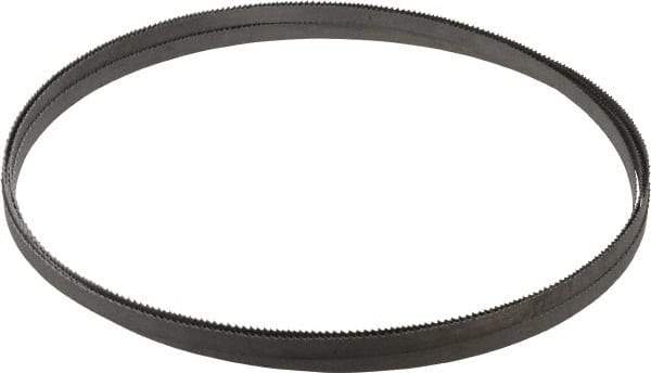 Lenox - 10 to 14 TPI, 12' 6" Long x 1/4" Wide x 0.025" Thick, Welded Band Saw Blade - Bi-Metal, Toothed Edge, Modified Raker Tooth Set, Flexible Back, Contour Cutting - Benchmark Tooling