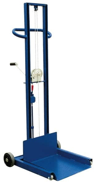 Vestil - 500 Lb Capacity Portable Steel Light Load Lift Table - 1/4" Lift Height, 20" Platform Length x 20" Platform Width - Benchmark Tooling