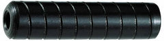 Holo-Krome - 5/16" Diam x 2" Pin Length 4000 Alloy Steel Pull Out Dowel Pin - Black Luster Finish, C 47-58 & C 60 (Surface) Hardness, 1 Beveled & 1 Threaded End - Benchmark Tooling