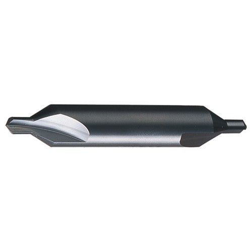 #0 × 1-1/8″ OAL 60 Degree HSS Plain Center Drill Bright - Exact Industrial Supply