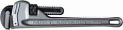 Paramount - 14" Aluminum Straight Pipe Wrench - 2" Pipe Capacity - Benchmark Tooling