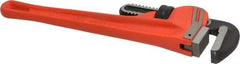 Paramount - 14" Cast Iron Straight Pipe Wrench - 2" Pipe Capacity - Benchmark Tooling