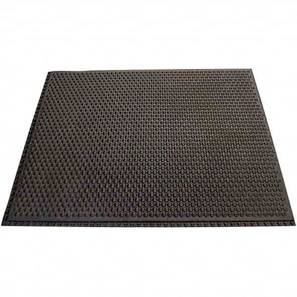 Barefoot - 2' Long x 3' Wide, Dry Environment, Anti-Fatigue Matting - Black, Nitrile Rubber with Nitrile Rubber Base - Benchmark Tooling