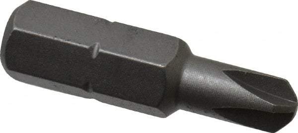 Wera - 1/4" Drive, #6 Torq-Set Mplus Screwdriver Bit - 1" OAL - Benchmark Tooling
