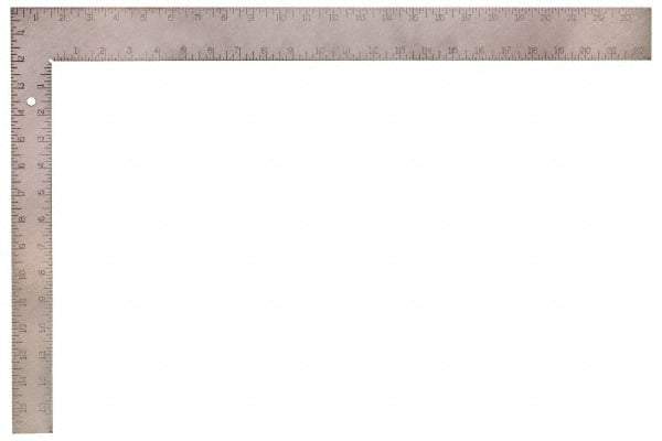 Empire Level - 24" Blade Length x 2" Blade Width, 16" Base Length x 1-1/2" Base Width Steel Square - 2 Inch Wide Blade, 1-1/2 Inch Wide Base - Benchmark Tooling