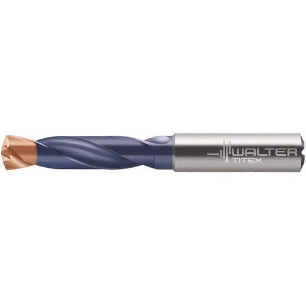 Walter-Titex - 11.8mm 140° Spiral Flute Solid Carbide Screw Machine Drill Bit - Benchmark Tooling