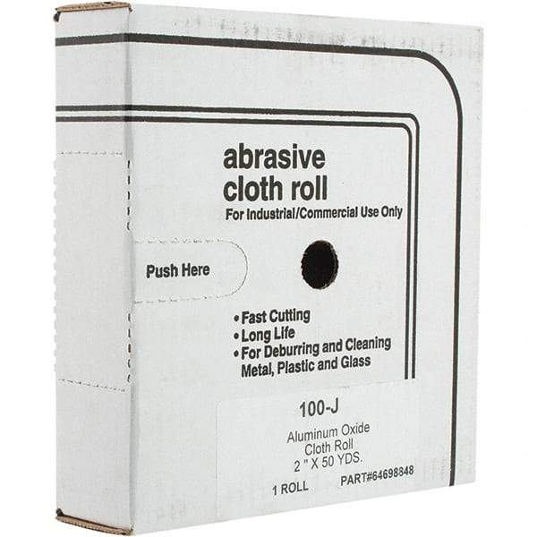 Value Collection - Shop Rolls Abrasive Material: Aluminum Oxide Roll Width (Inch): 2 - Benchmark Tooling