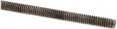 Made in USA - 1/4-20 UNC (Coarse), 6' Long, Stainless Steel Threaded Rod - Right Hand Thread - Benchmark Tooling