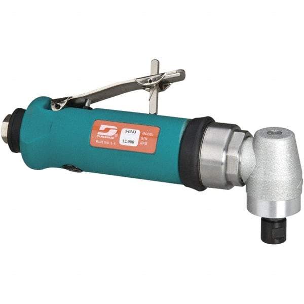 Dynabrade - 12,000 RPM, Pneumatic Angle & Disc Grinder - 38 CFM, Rear Exhaust - Benchmark Tooling