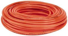 Parker - 1/4" ID x 3/8" OD, 1/16" Wall Thickness, 100' Long, Polyurethane Tube - Orange, 125 Max psi, 90 - 95 Shore A Hardness, -40 to 180°F - Benchmark Tooling