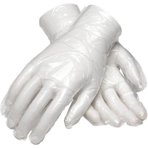 65-553/M Disposable Gloves - Ambi-Dex Disposable Polyethylene - Food Grade - Silky - 100/Bx - 1 mil - Exact Industrial Supply