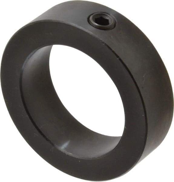 Climax Metal Products - 2-1/4" Bore, Steel, Set Screw Shaft Collar - 3-1/4" Outside Diam, 15/16" Wide - Benchmark Tooling