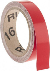 NMC - Red Solid Color Vinyl Tape - 1" Wide x 30' Long x 0.002" Thick, General Traffic - Benchmark Tooling