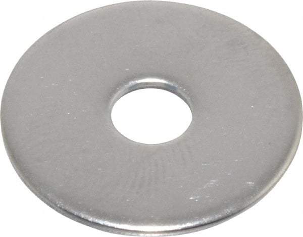 Value Collection - M5 Screw, Grade 18-8 Stainless Steel Fender Flat Washer - 5.3mm ID x 20mm OD, Plain Finish - Benchmark Tooling