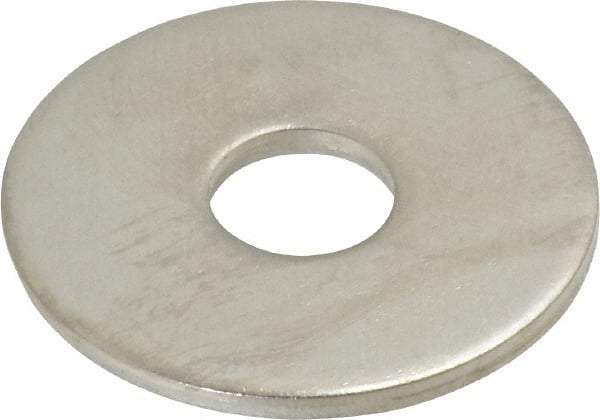Value Collection - M12 Screw, Grade 18-8 Stainless Steel Fender Flat Washer - 13mm ID x 40mm OD, 2.5mm Thick, Plain Finish - Benchmark Tooling