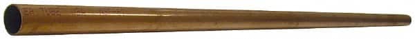 Mueller Industries - 5/8 Inch Outside Diameter x 5 Ft. Long, Copper Round Tube - 0.545 Inch Inside Diameter, 0.04 Inch Wall Thickness, Alloy 122 - Benchmark Tooling