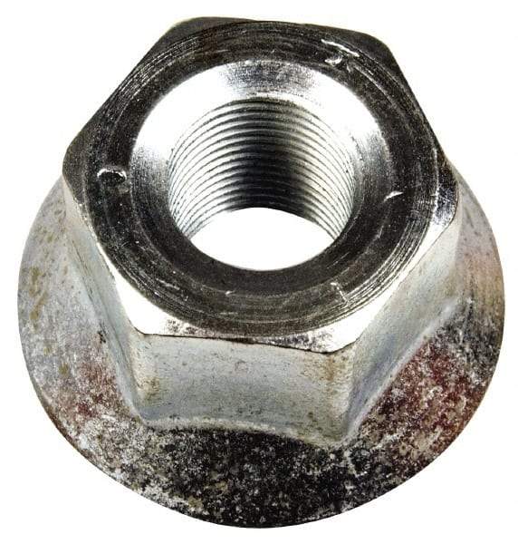 Dorman - 5/8-18 Zinc Finish Flanged Wheel Nut - 1-1/8" Hex, 1-1/16" OAL, 1.62 Diam Flange Seat Angle - Benchmark Tooling