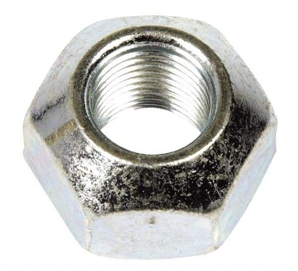 Dorman - 9/16-18 Zinc Finish Open Wheel Nut - 1" Hex, 21/32" OAL, 90° Seat Angle - Benchmark Tooling