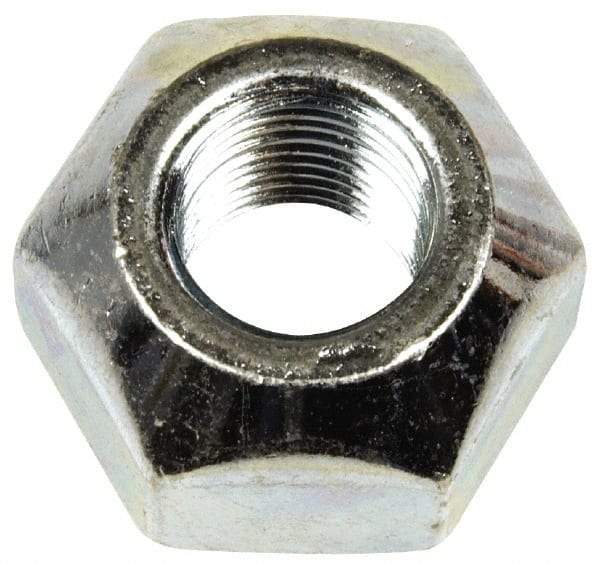 Dorman - 9/16-18 Zinc Finish Open Wheel Nut - 1-1/16" Hex, 21/32" OAL, 90° Seat Angle - Benchmark Tooling