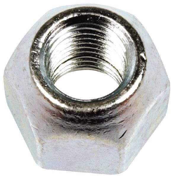 Dorman - M12-1.5 Zinc Finish Open Wheel Nut - 21mm Hex, 18mm OAL, 60° Seat Angle - Benchmark Tooling