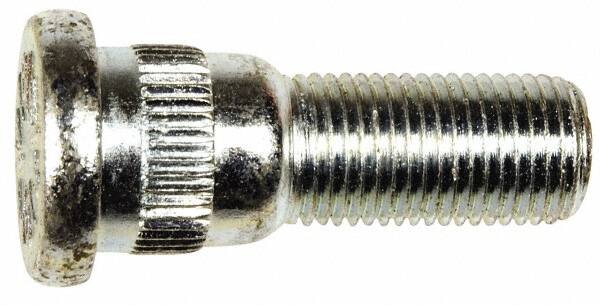 Dorman - 1/2-20 Serrated Bolt Wheel Stud - 0.673" Knurl, 1-19/32" OAL, 9/16" Shoulder Length - Benchmark Tooling