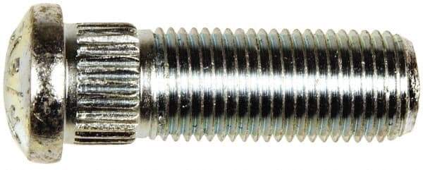 Dorman - 1/2-20 Serrated Bolt Wheel Stud - 0.535" Knurl, 1-17/32" OAL, 5/16" Shoulder Length - Benchmark Tooling