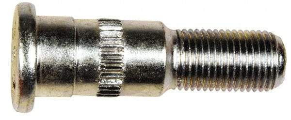 Dorman - 1/2-20 Serrated Bolt Wheel Stud - 5/8" Knurl, 1-5/16" OAL, 1" Shoulder Length - Benchmark Tooling