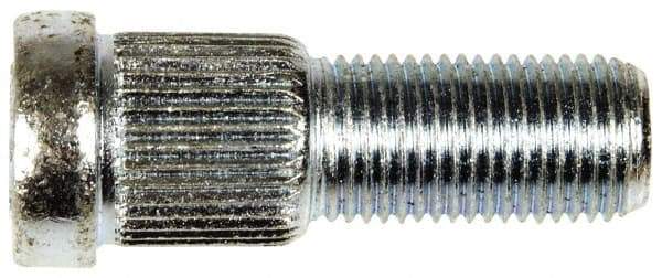 Dorman - 1/2-20 Serrated Bolt Wheel Stud - 0.62" Knurl, 1-5/8" OAL, 19/32" Shoulder Length - Benchmark Tooling