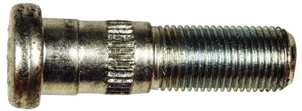 Dorman - 9/16-18 Serrated Bolt Wheel Stud - 5/8" Knurl, 2-1/8" OAL, 29/32" Shoulder Length - Benchmark Tooling