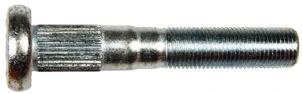 Dorman - 9/16-18 Serrated Bolt Wheel Stud - 0.621" Knurl, 3-17/32" OAL, 1-5/16" Shoulder Length - Benchmark Tooling