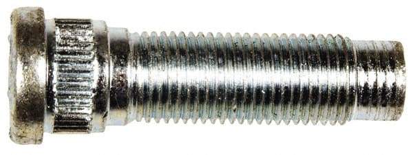 Dorman - 1/2-20 Serrated Bolt Wheel Stud - 0.62" Knurl, 1-21/32" OAL, 11/32" Shoulder Length - Benchmark Tooling