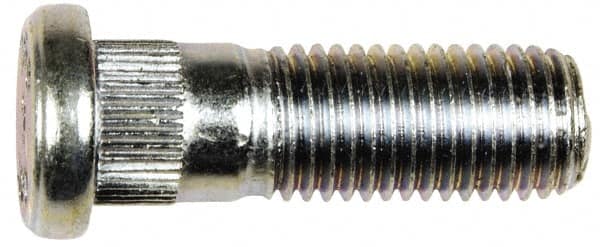 Dorman - M12-1.5 Serrated Bolt Wheel Stud - 12.22mm Knurl, 36mm OAL, 9mm Shoulder Length - Benchmark Tooling