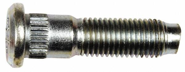 Dorman - M12-1.5 Serrated Bolt Wheel Stud - 13.46mm Knurl, 48mm OAL, 14mm Shoulder Length - Benchmark Tooling