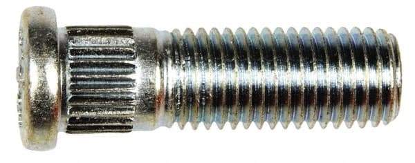 Dorman - M12-1.5 Serrated Bolt Wheel Stud - 12.5mm Knurl, 39.5mm OAL, 11.5mm Shoulder Length - Benchmark Tooling