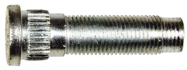 Dorman - 1/2-20 Serrated Bolt Wheel Stud - 0.615" Knurl, 1-31/32" OAL, 17/32" Shoulder Length - Benchmark Tooling