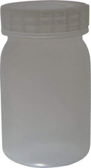 Bel-Art - 16 oz Wide-Mouth Bottle - Polypropylene, Translucent, 5.3" High x 3.2" Diam, 3/4" Cap - Benchmark Tooling