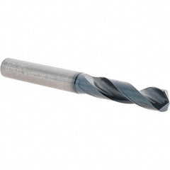 Sumitomo - 8.7mm 135° Solid Carbide Screw Machine Drill Bit - TiAlCr/TiSi Finish, 38mm Flute Length, 82mm OAL - Benchmark Tooling